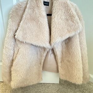 Cream Faux Fur Jacket